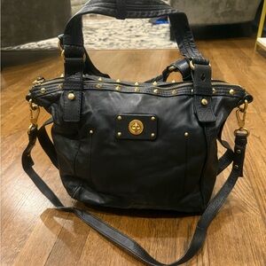 Marc by Marc Jacobs Genuine Leather Shoulder Bag with Gold Details